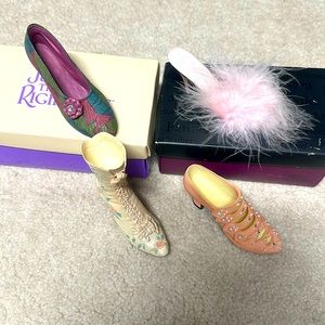 Selling 4 of my collection Just The Right Shoes with box ,
